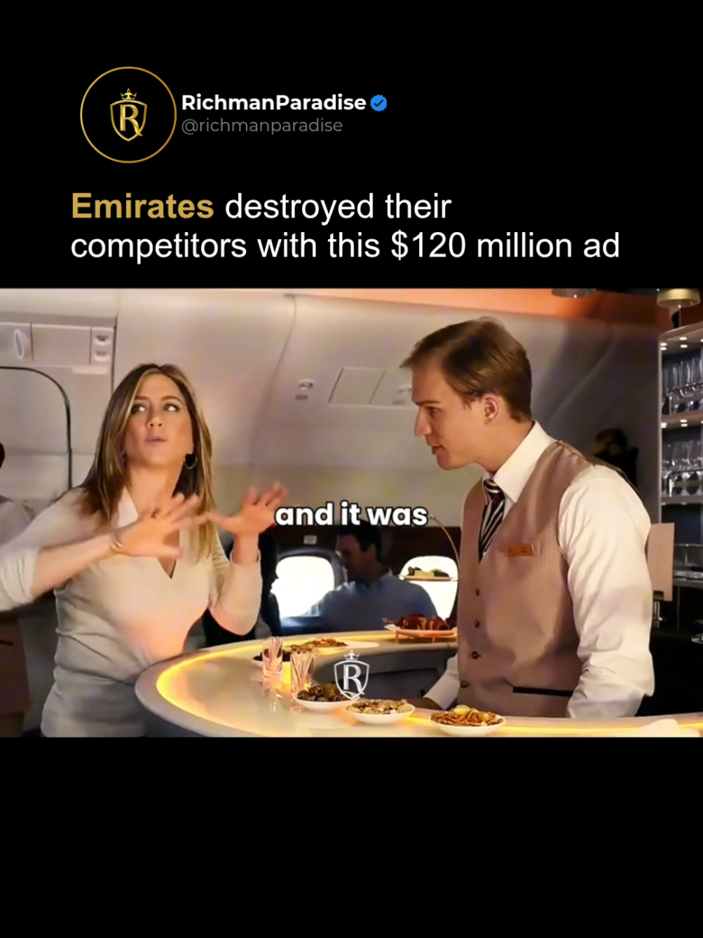 The expectation when rich people go on planes 😂 Emirates Airlines is absolutely gorgeous for anyone flying first class. The seats turn into full beds, there are actual showers, elite food, and lounges that feel like luxury hotels 😮‍💨 It’s like staying at a high-end resort in the sky. They completely nailed this ad by showing the rich why they’re the best option. No fake promises — just the real deal, showing exactly what they offer ✨ Would you board Emirates Airlines? #luxury #marketing #entrepreneurs #wealth #success 