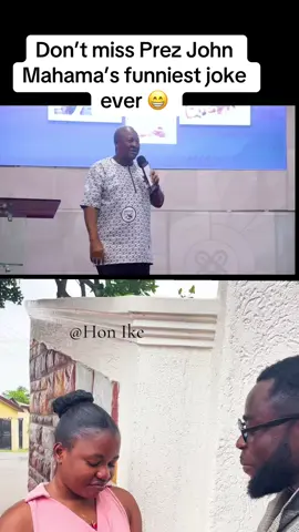 #CapCut Don’t miss Prez John Mahama’s funniest joke ever 😁 😁, funny videos that will make you laugh till you cry, President John Dramani’s funny comedy, funny videos in Ghana #funnyvideos #president #mahama #comedyvideo 