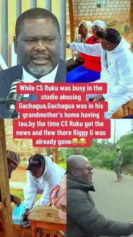 Riggy G can hit you below the belt until you questions your dignity. In his door to door campaign in mbeere North,he started with the home of CS Ruku's Grandmother. CS Ruku had to hurriedly fly there and before he arrived,Riggy G was gone #gachagua #riggyg #mtkenya #kenyantiktok🇰🇪 #kenyanpolitics 