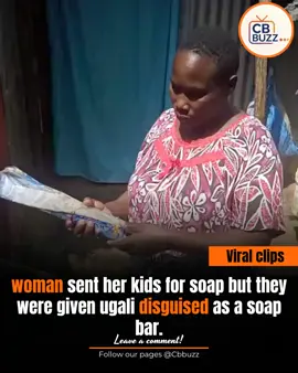 woman sent her kids for soap but they were given ugali disguised as a soap bar.#fyp #fypppppppppppppppppppppp #fypシ゚ 