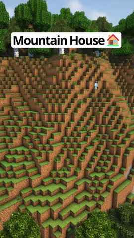 Minecraft Modern Mountain House🏠 #Minecraft #minecraftbuilding #minecraftbuilds #minecrafttutorial 