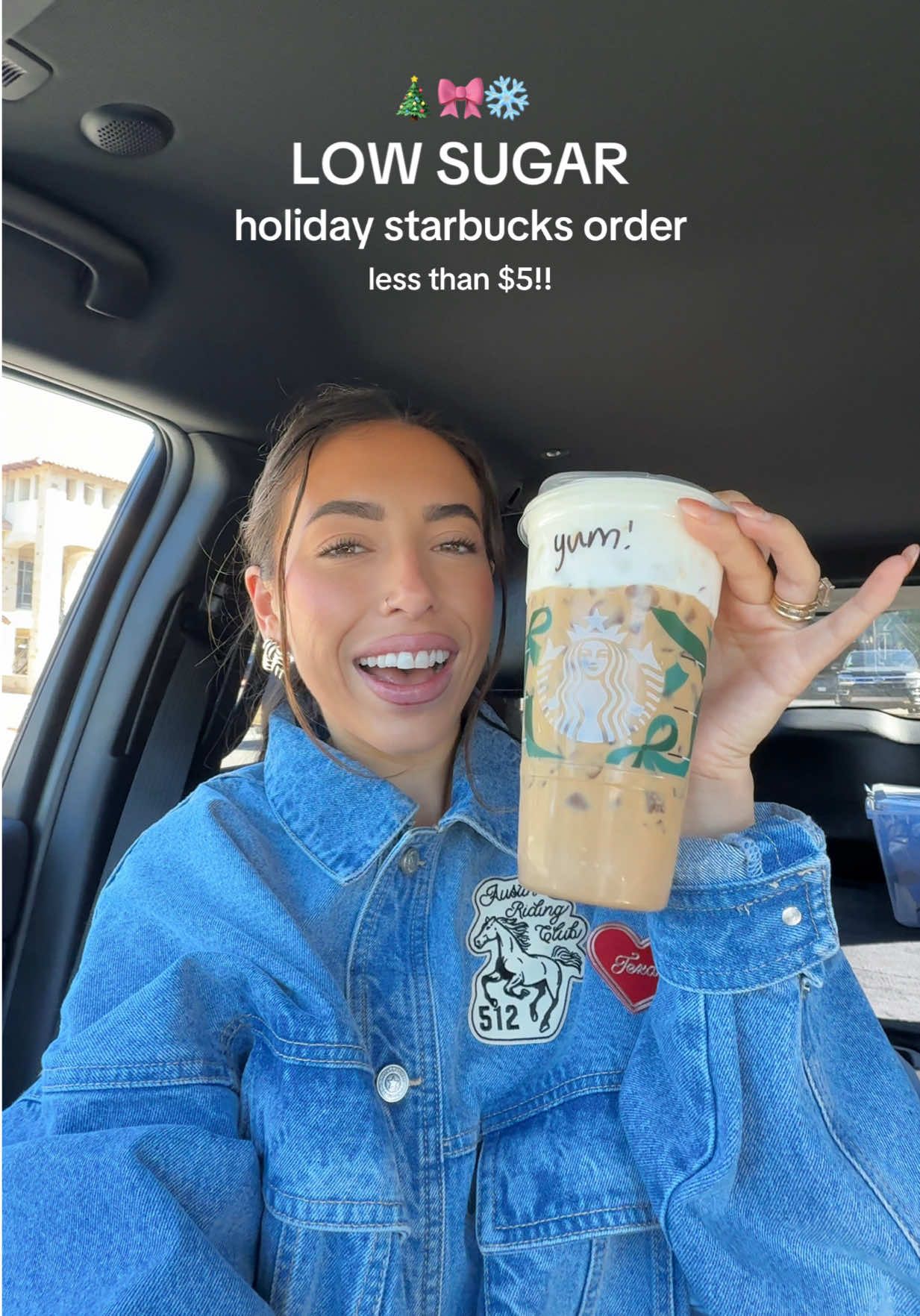 the one thing starbies can never do wrong is cold foam🤭🎄🎀✨ #coffee #starbucks #sugarcookie #starbucksorder 