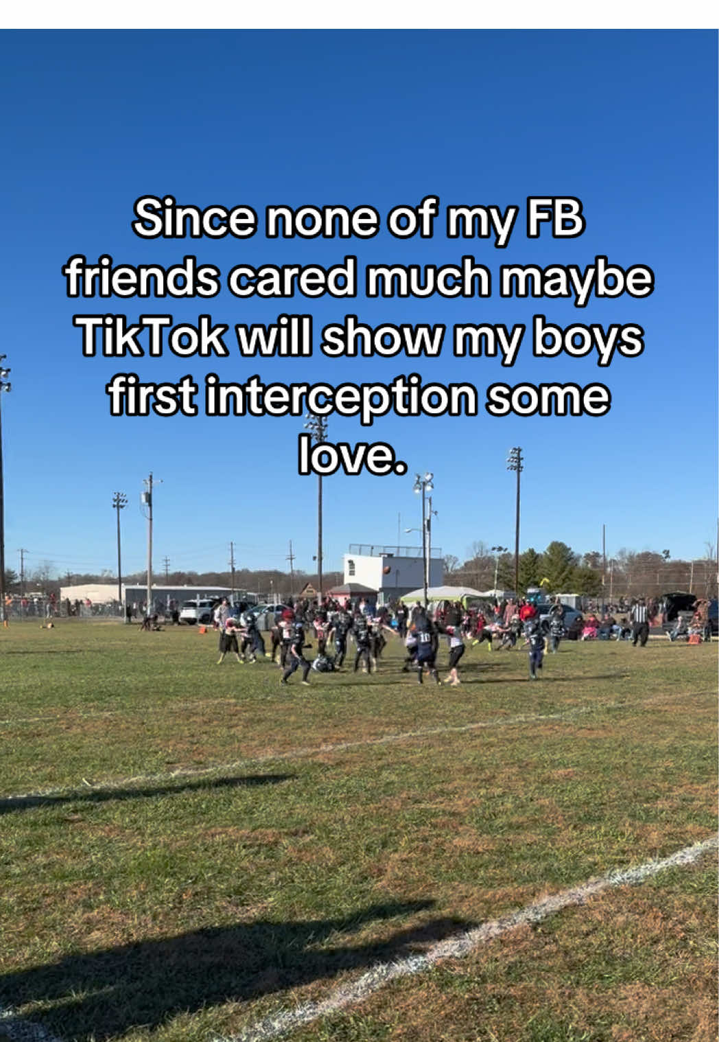 Thankful for our football fam and I’ll always be his biggest fan but it’s getting harder and harder to digest that strangers on the internet are more supportive than people I know in real life. Especially because I’m a supportive bestie. #football #youthfootball #interception #biggestfan #tiktoklove 