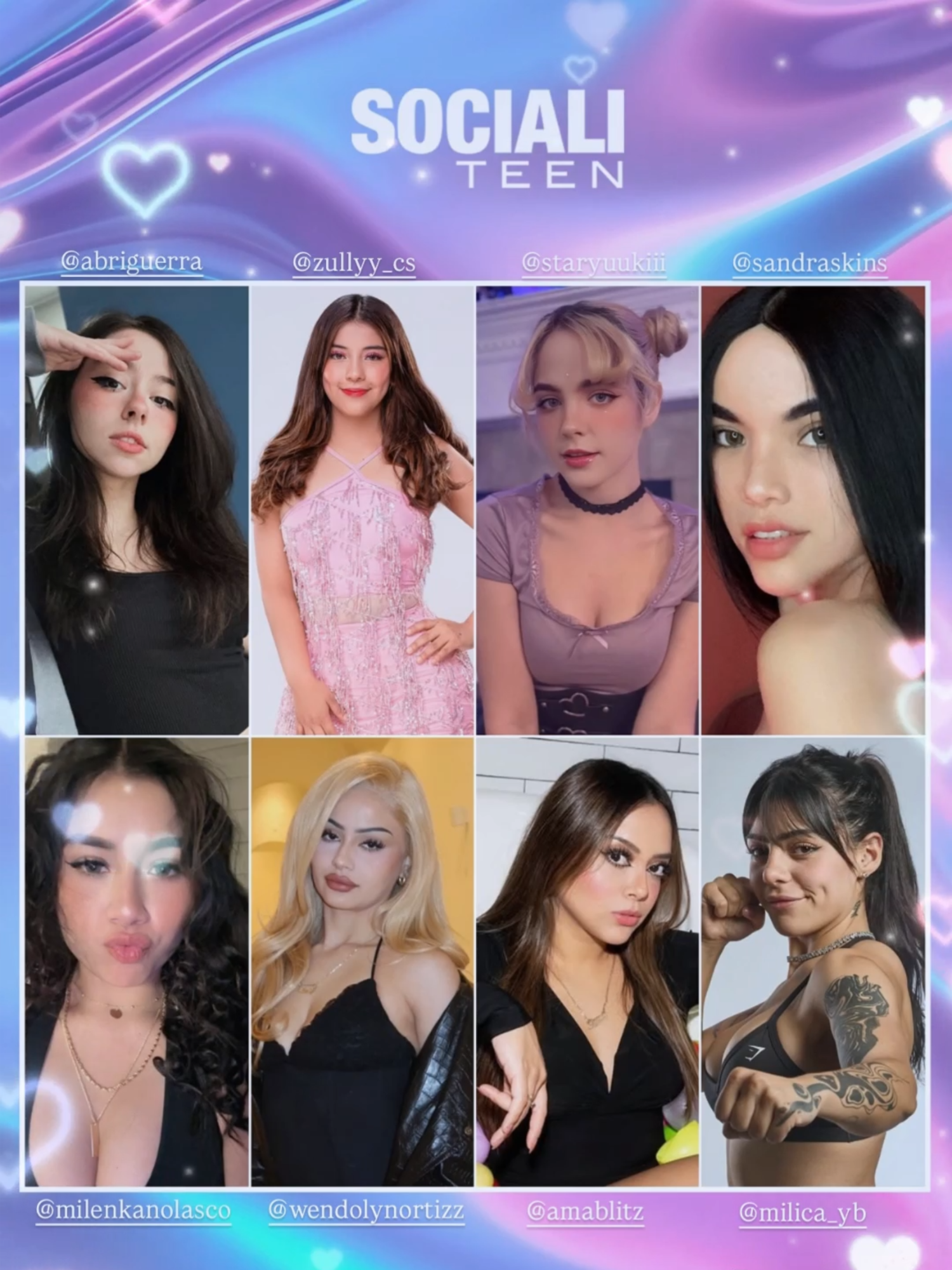 Voten por su favorita STREAMER DEL AÑO y tu a quien apoyas? #sandraskins #milenka #zully