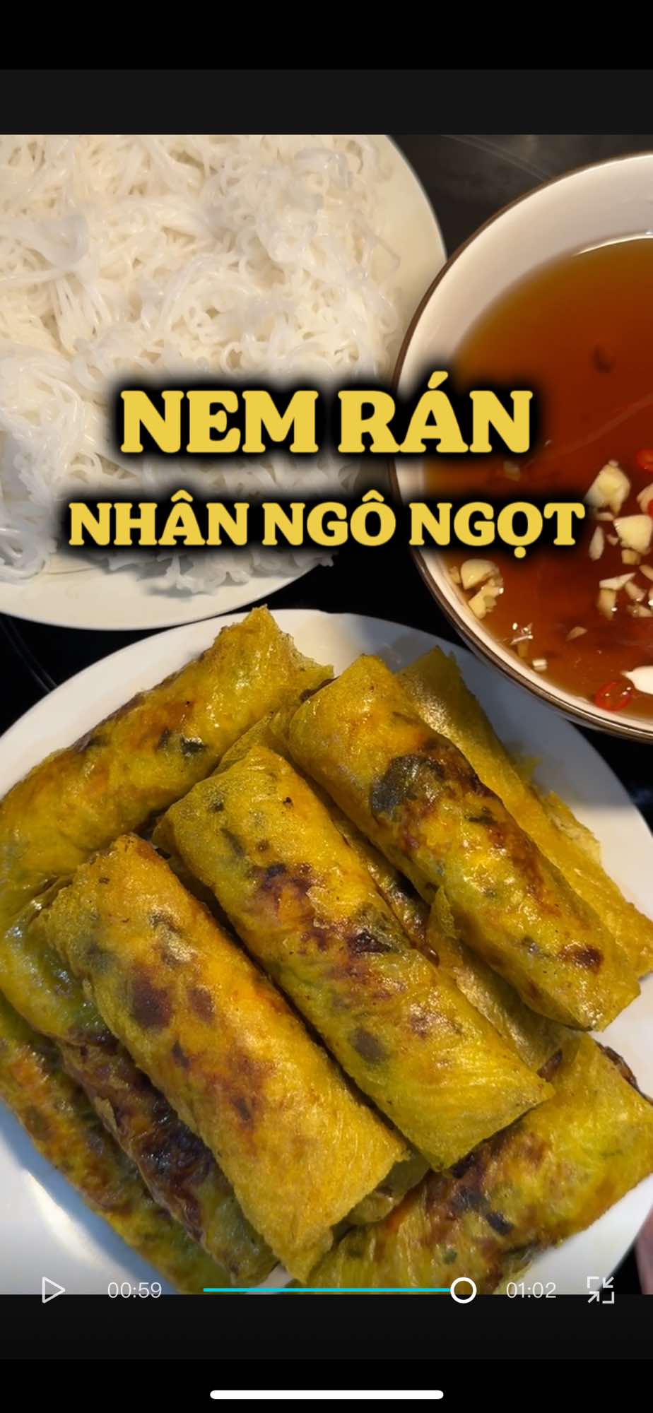 Nay em thử thêm ngô ngọt vào nhân nem rán. Mà nhân thiếu mất húng chó và ít rau sống ăn bún nữa. #nauancungtiktok #ancungtiktok #daycon #nemran 