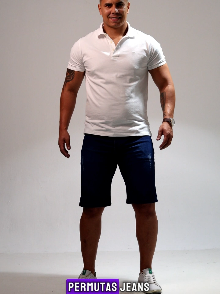 BERMUDAS JEANS MASCULINAS AZUL PUIDO E AZUL USED COM ELASTECIDADE PREMIUM ✨ #TIKTOKSHOP#VENDAS #ROUPAMASCULINA #plussize #FPY