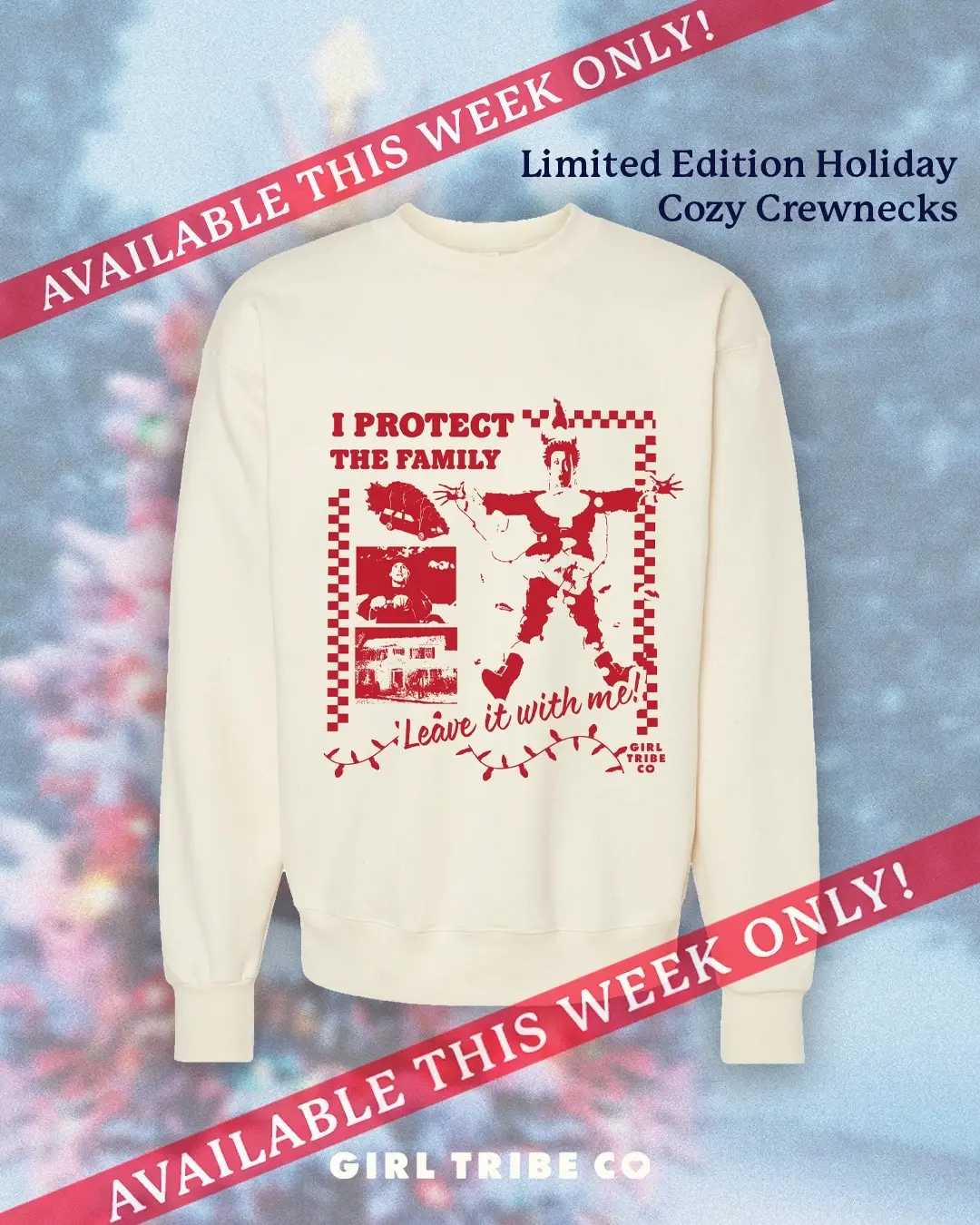 For this week only, we have crafted the cutest #swiftie #holidaymovies mashup! So is it #homealone or #christmasvacation??