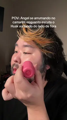 Ai ai… #hazbinhotel #angeldust #husk #loveinabottle 