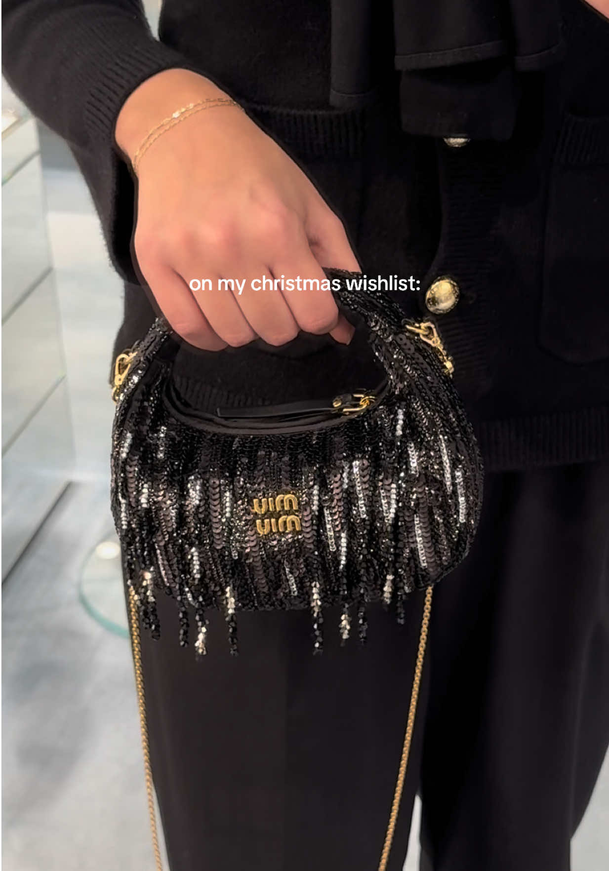 on my christmas wishlist 🖤 #wishlist #christmaswishlist #holidaywishlist #miumiu #miumiubag 
