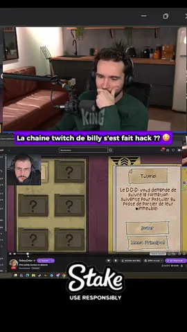 La chaîne twitch de Billy se fait hack #domingo #billy #rebeudeter #clipsdetwitch 