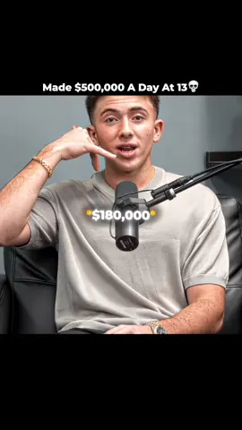 Making $500,000 at 13💀 #success #motivation #millionaire #entrepreneur @PBInvesting 