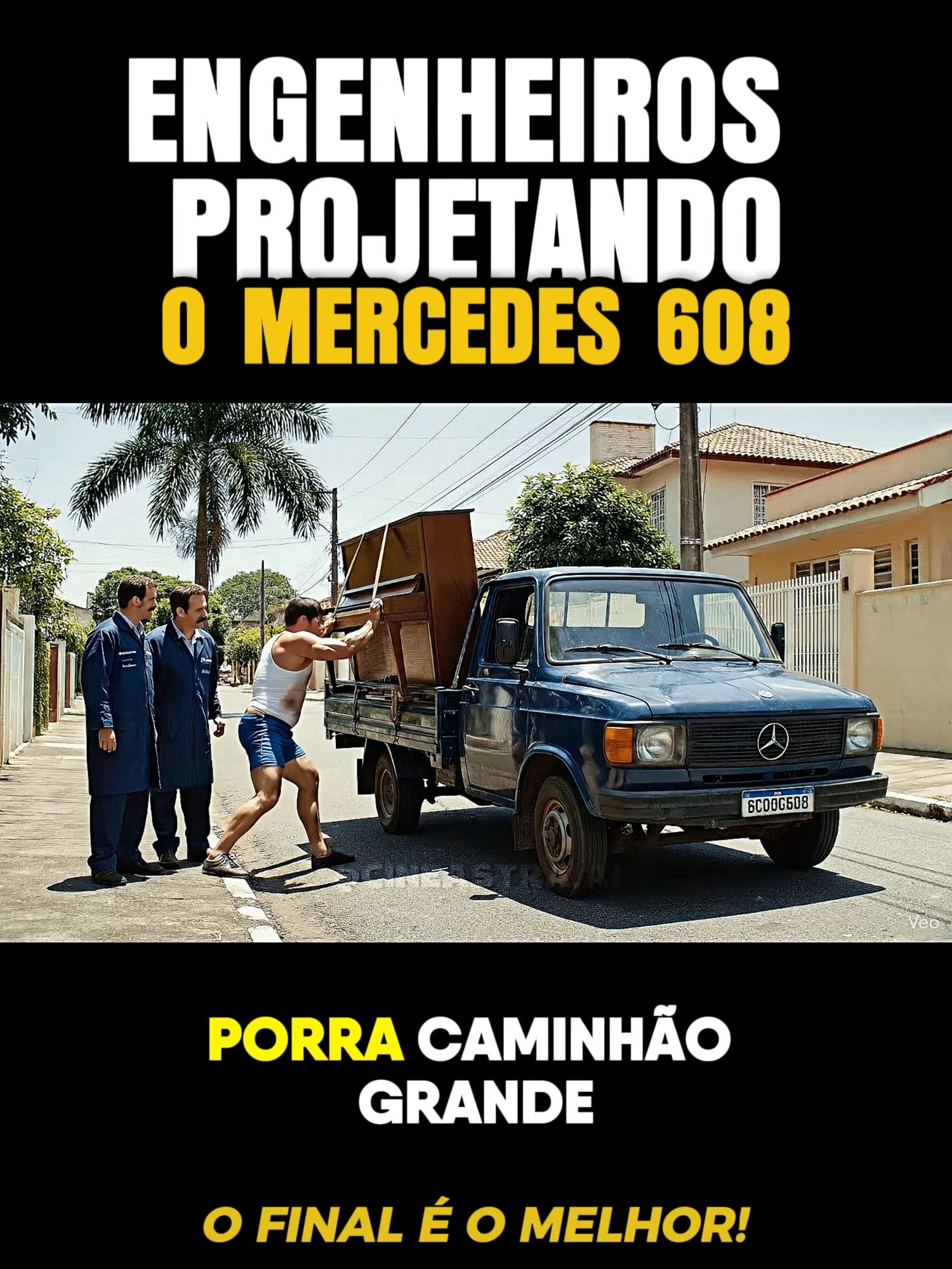 Qual brasileiro NUNCA precisou de um 608 pra fazer mudança? 📦🚛 #mercedes608 #caminhao #qualificados #humor #caminhoneiro