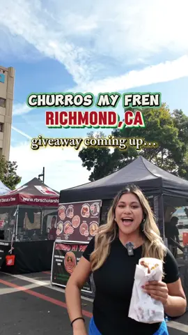We’re teaming up with @Churros my fren in Richmond, CA📍to give ONE LUCKY WINNER: 🎉 1 order of Churros Rellenos 🥤 1  Chocomil TO ENTER: 1️⃣ Follow @churrosmyfren & @alanisramireza  2️⃣ Comment 