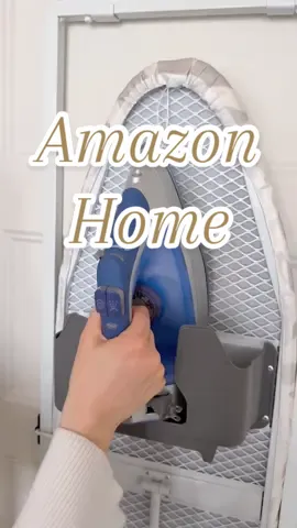 Love this over the door ironing board! It saves space, time and is super sturdy. #iron #ironing #ironingboard #amazonmusthaves #amazonhome 