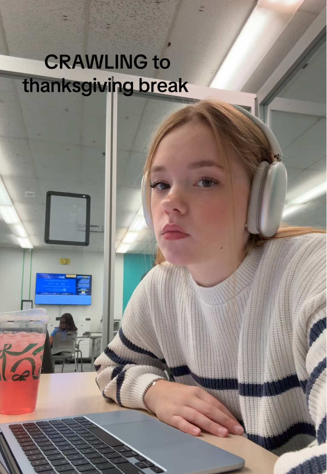 one day at a time #college #burnout #umich #thanksgiving #fyp 