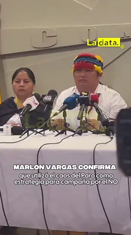 #Tendencia Marlon Vargas confirma que utilizó el caos del Paro como estrategia para campaña por el  NO Marlon Vargas se atribuye la victoria del 