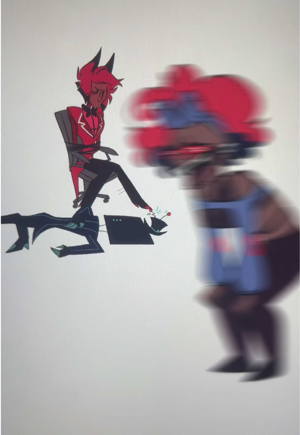 If he’s gotta be staying there, might as well have fun with it yknow? LMAO #HazbinHotel #hazbin #hazbinhotelseason2 #hazbinseason2 #hazbinvox #hazbinhotelvox #tvdemon #vox #alastor #hazbinalastor #alastorhazbin #radiodemon #alastorhazbinhotel #hazbinhotelalastor #valentino #velvette #velvettehazbinhotel #valentinohazbinhotel #vees 