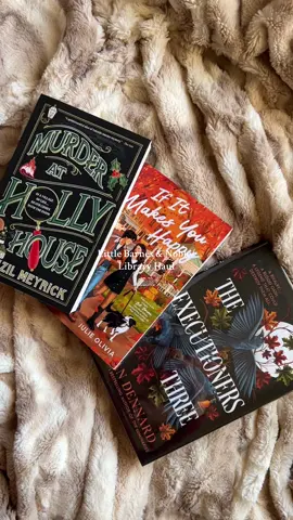 #murderathollyhouse #ifitmakesyouhappy #theexecutionersthree #bookhaul #barnesandnoble 