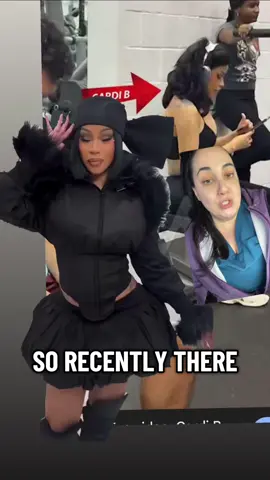 Cardi B back in the gym are ready feels a little bit too soon after having a baby #CardiB #Postpartum #GymGirl #Workouts 