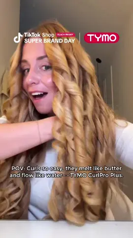 POV: Curls so easy they flow like water.  Smooth, bouncy, zero effort — that’s TYMO CurlPro Plus. ✨💁🏻‍♀️ #TYMO #TYMOBEAUTY #TYMOSBD #SuperBrandDayBFCM #HairTok