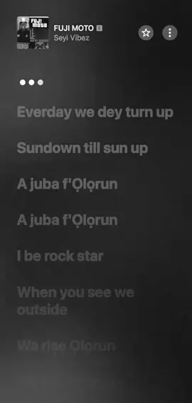 FUJI MOTO ♥️💃.... #fujimoto #seyivibez #lyricsvideos #afrobeats #fyp 