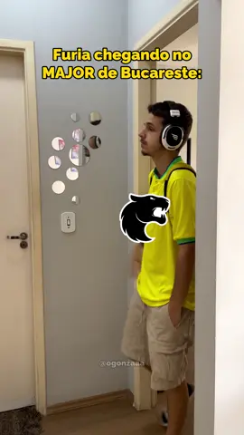 JOGA MUITO A NOSSA PANTERINHA 😝😂 #humor #counterstrike2 #furia #fallen #majorcs2 