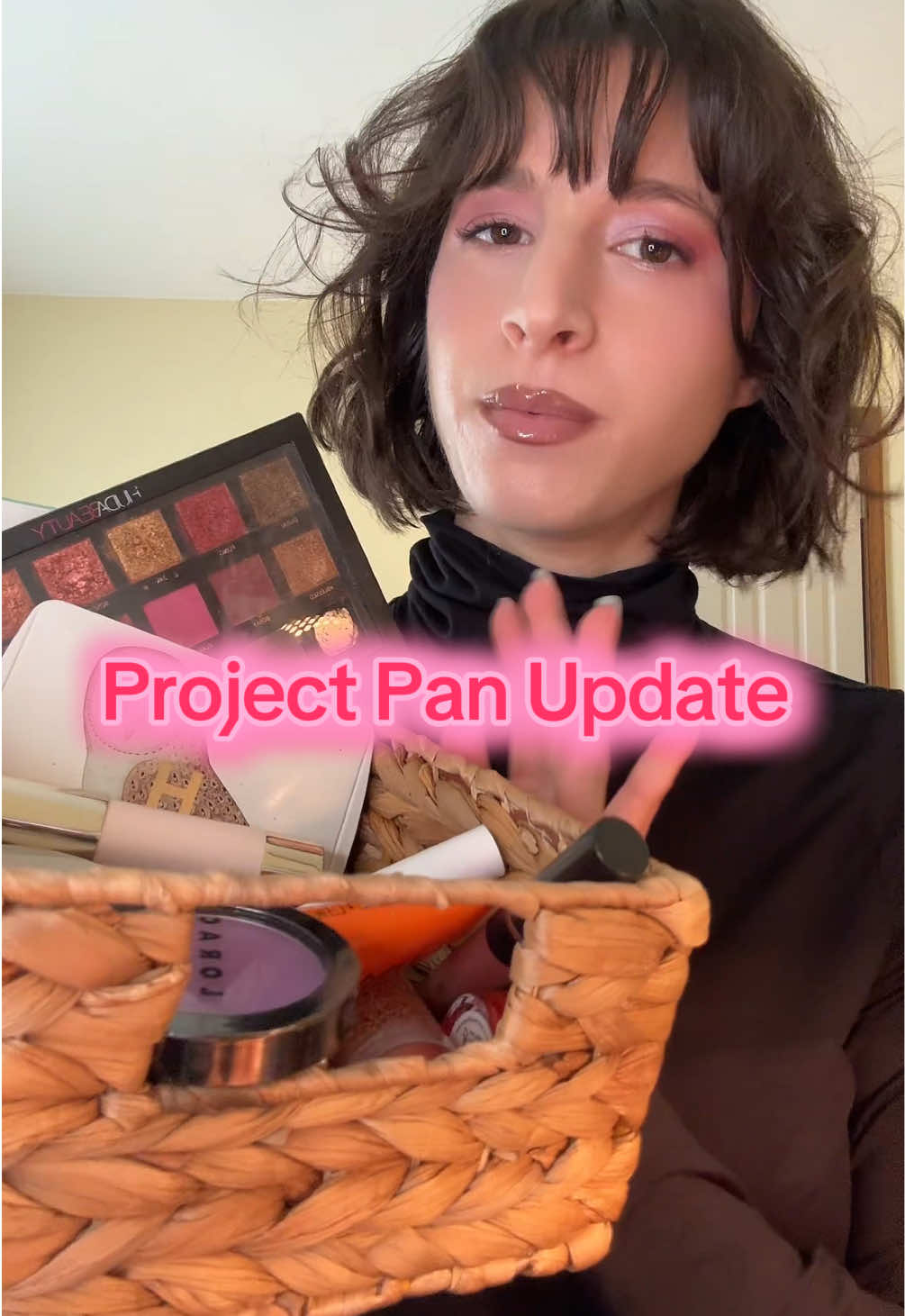I love when my project pan leads to a mini declutter  #projectpan #projectpan2025 #makeup #hourglass #BeautyTok 