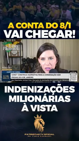 patriotastvoficial As autoridades responsáveis por esse estado de coisas inconstitucionais é que devem arcar financeiramente com os custos de suas decisões viciosas. Sigam o advogado da deputada perseguida Carla Zambelli 👉 @fabiopagnozzidr#anistiaja 
