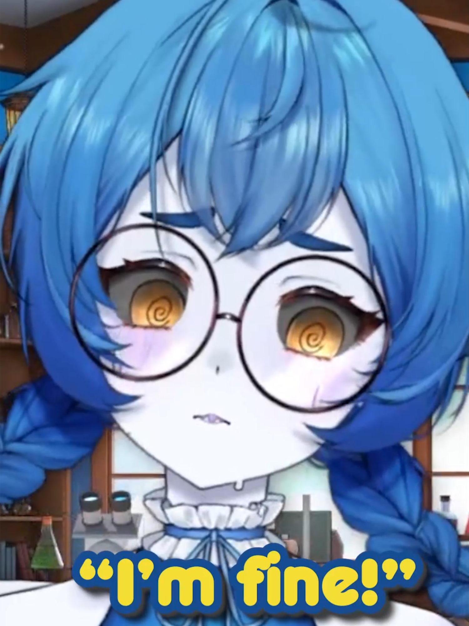 She BROKE HER BACK on stream#vtuber #funny #SVA #twitchclips #envtuber #meme #fail