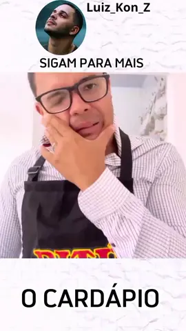 O CARDÁPIO #comedia #humor @Suênio acessórios 