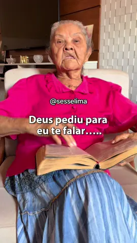 Deus mandou te dizer….