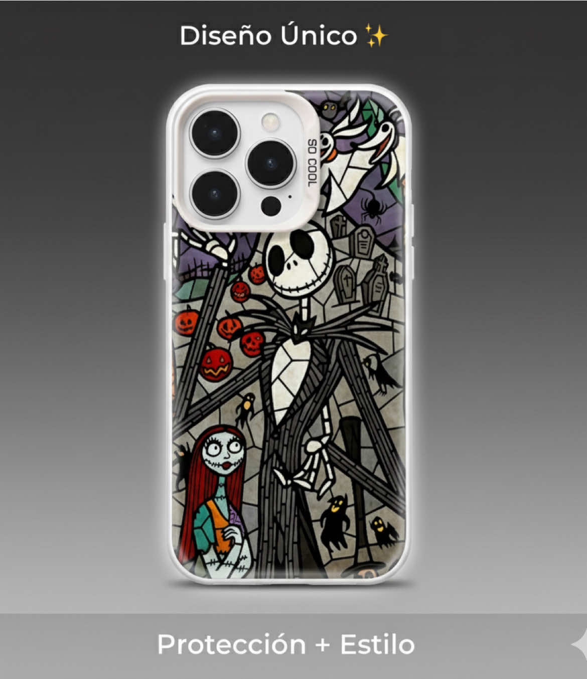 Funda Jack Skellington para iPhone | Estilo + Protección ✨ #creatorsearchinsights #sephoraalışverişim #iphone #case #jackskellington Esta funda de Jack Skellington transforma tu iPhone con un diseño brillante, ligero y lleno de personalidad. Protección, estilo y un acabado agradable al tacto, ideal para quienes quieren algo diferente sin perder funcionalidad. Compatible con iPhone 11 al 16.