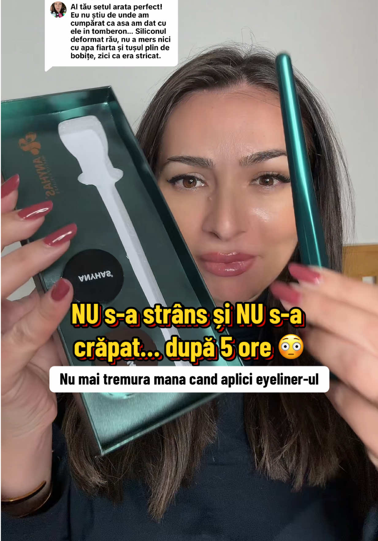 Replying to @L👀K ShopCheck ✅ @ANYHAS Official #eyelinerhack #eyelinertool #Eyeliner #tiktokshopmakemebuyit #blackfridaysale 