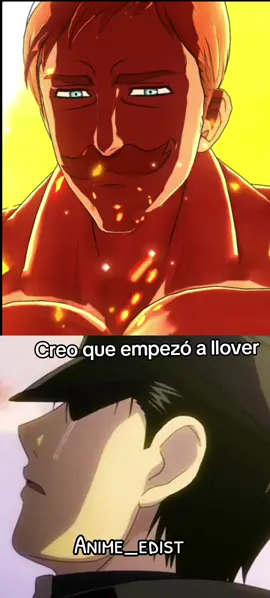 Creo que empezó a llover adiós el león del orgullo escanor