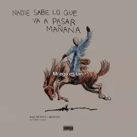 Mi ego es tan NSLQVAPM ‼️ #fyp #badbunny #badbunnypr #nadiesabeloquevaapasarmañana #nslqvapm 