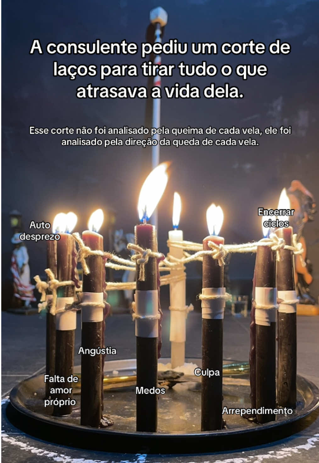 Corte de laços de tudo o que atrapalhava a consulente.  . Consulta oracular: (12)996124204 ou (12)982081096 . . . . . . . . . . . . . . . #vidanova #2026 #cortedelacos #feiticaria #viraltiktok #viraliza #extoxico #amorproprio 