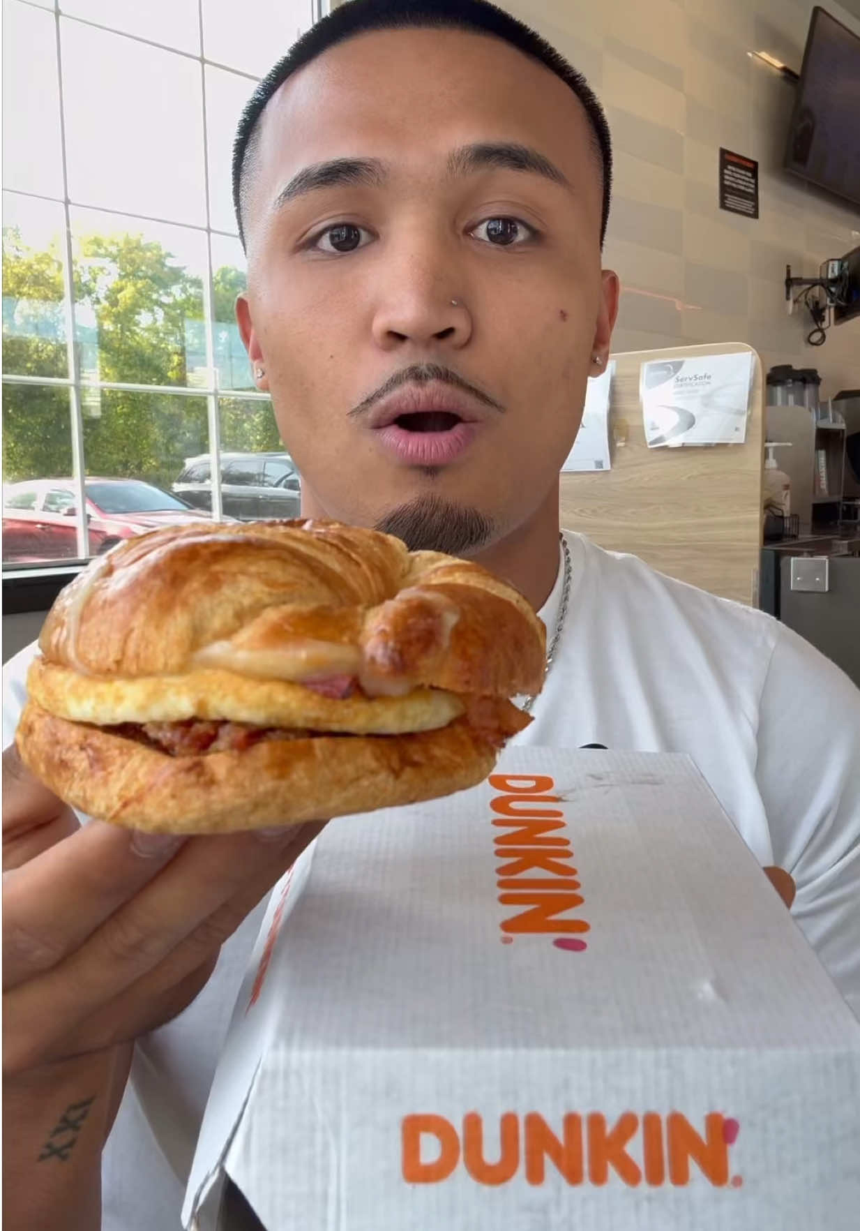 Dunkin' dropped Bacon Jam for the holiday season🥓 #dunkinpartner