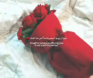 ترند السكارف❤️‍🩹🥹 . . . #سكارف #سكارف_شتوي #ورد #ترندات #انا_لمحتك_بس_كان_الزحام_قاسي 