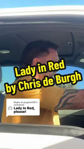 Replying to @pcgator00 Can’t listen to this one without singing it word for word! Absolute banger! #singing #car #fun #ladyinred #fyp 