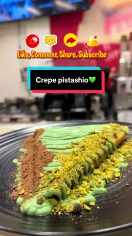 Creap pistachio💚 #shake_away #القدس #اريحا #france🇫🇷 #باريستا 
