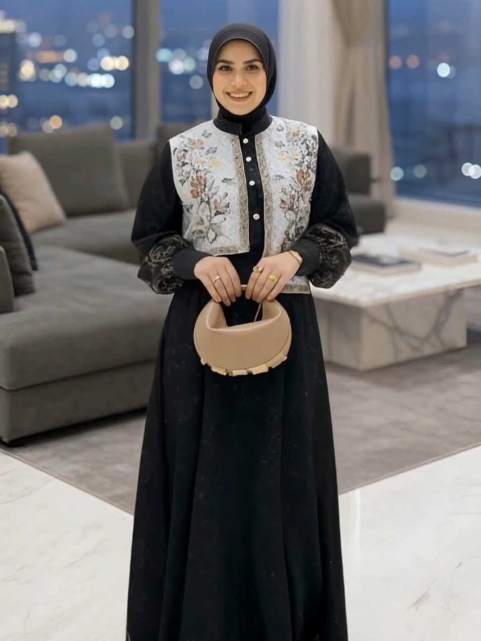 BELIFI | Aludra Dress by AYJORA Gamis Modern Elegan dengan Cardigan Marbella Rosewell Anti UV #gamiskekinian #ootdhijab #gamiscantik #belanjaditiktok #bajuwanita 