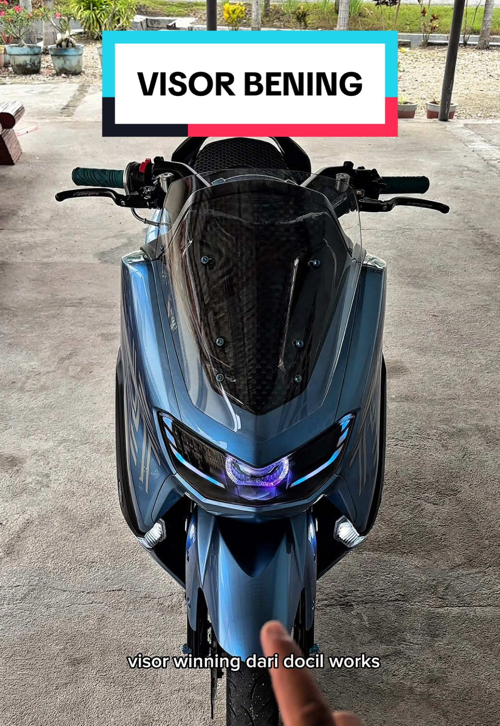 visor nmax clean look bos😍  #windshield #visor #nmax 