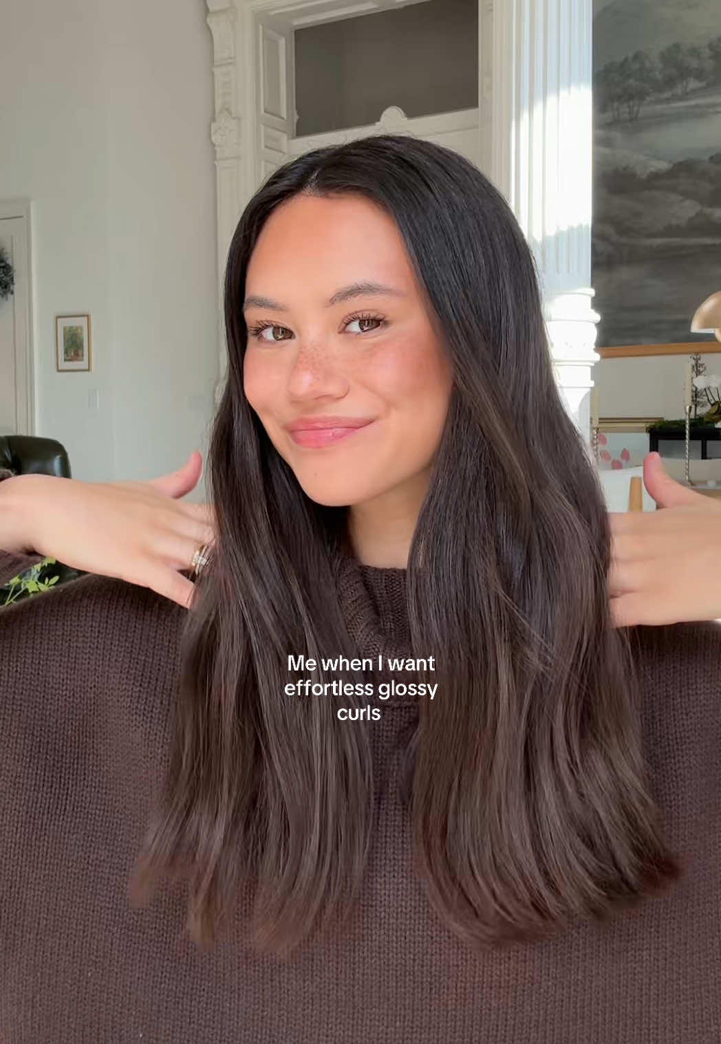 Need your recs on a good new curling iron tho 💗🫶🏼💕 #hairtok #healthyhair #hairtutorial #shinyhair #hairstyle @Kérastase @Olaplex 