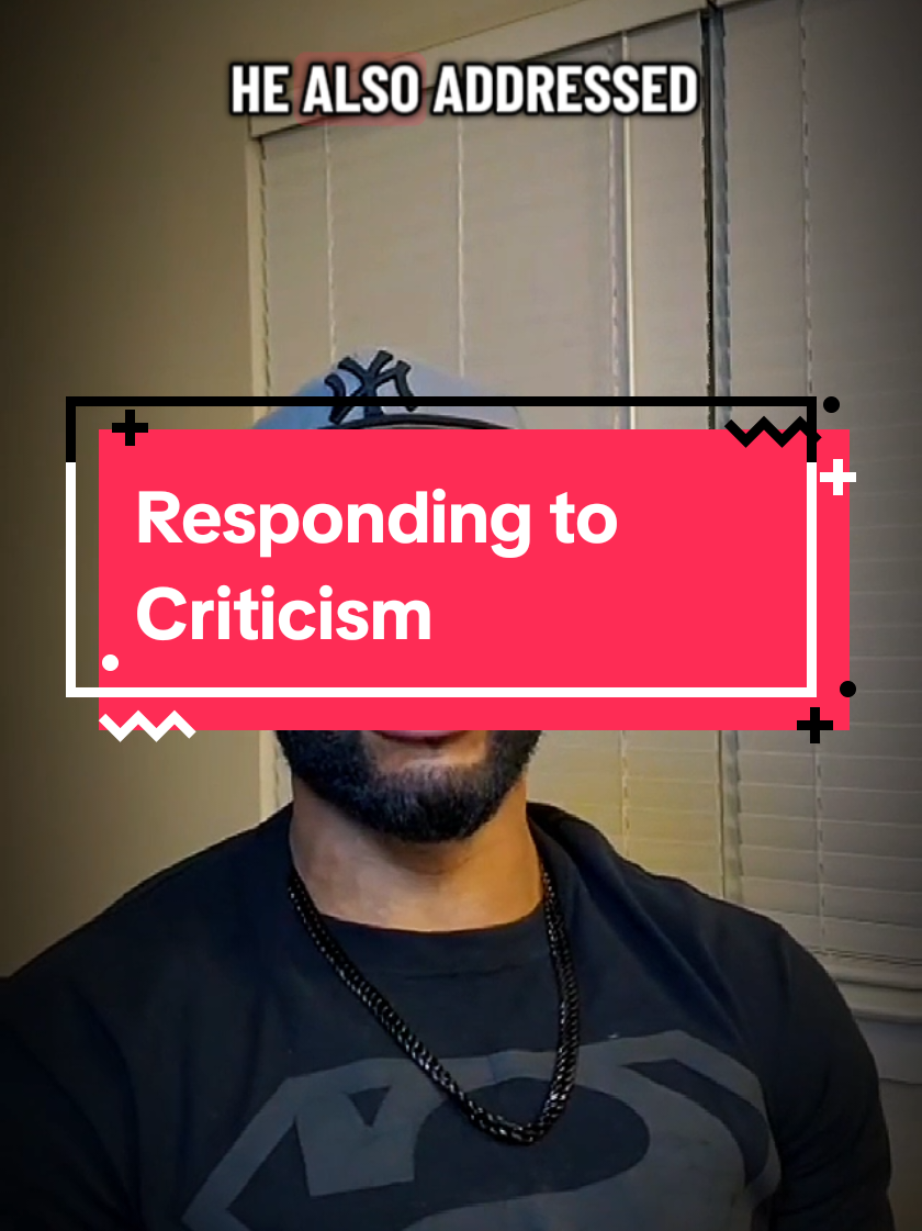 Most believers don't know how to respond to criticism especially in comment section. 
