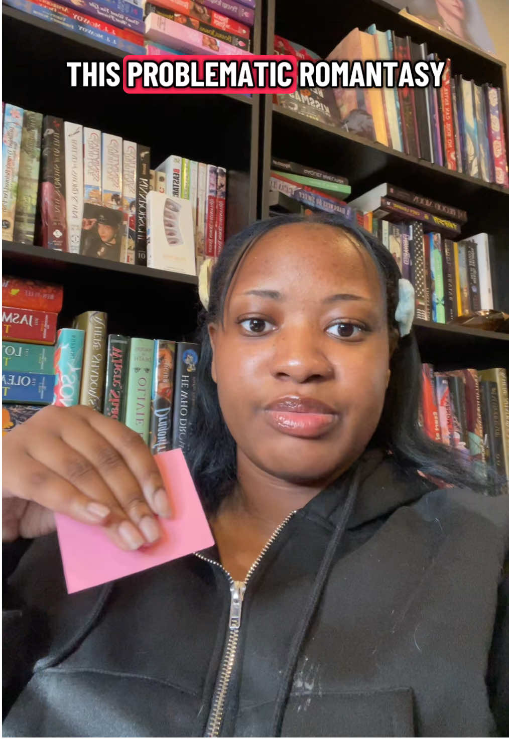 Well, no! 🥴 I think this also irked me because on videos i do critique booktok or romantasy i get so many fellow women who somehow believe that me speaking intelligently about a topic means i don't like romance books or smut... Y'all need to investigate why you believe enjoyment of romance equals stupid. I jump bad romantasy all the time but you start degrading women as a whole because they like a genre of romance books that we are fighting to make more interesting and diverse... I'm jumping you too a little like. Especially if you don't point out the white problem at the center!!!  #BookTok #romantasy #bookishthoughts #romancebooktok #bookish 