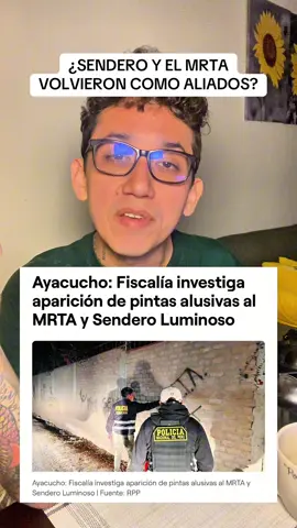 ¿VUELVE SENDERO ALIADO CON EL MRTA?, ¿ESTABAN SIEMPRE EN LO CIERTO EL PERÚ SE ENCUENTRA EN PELIGRO? #politica #politicaperuana #elecciones #elecciones2026 #fujimorinuncamás 