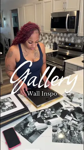 Black & White Gallery Wall Inspo ✨   Little things to make my HOME feel COZY! Frames: Ross 3 (6pc frames) $24.99/each.  Walgreens Photos: 18 (8x8) Amazon 4 pc Wireless Lights #decor #homedecor #homedecorideas #homeinspo #pilotprogram 