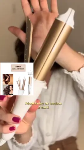 Chapinha 2 Em 1 Modelador De Cachos De Barril 30mm Ferro Profissional #tiktokshopblackfridaybr #tiktokshopblackfriday 
