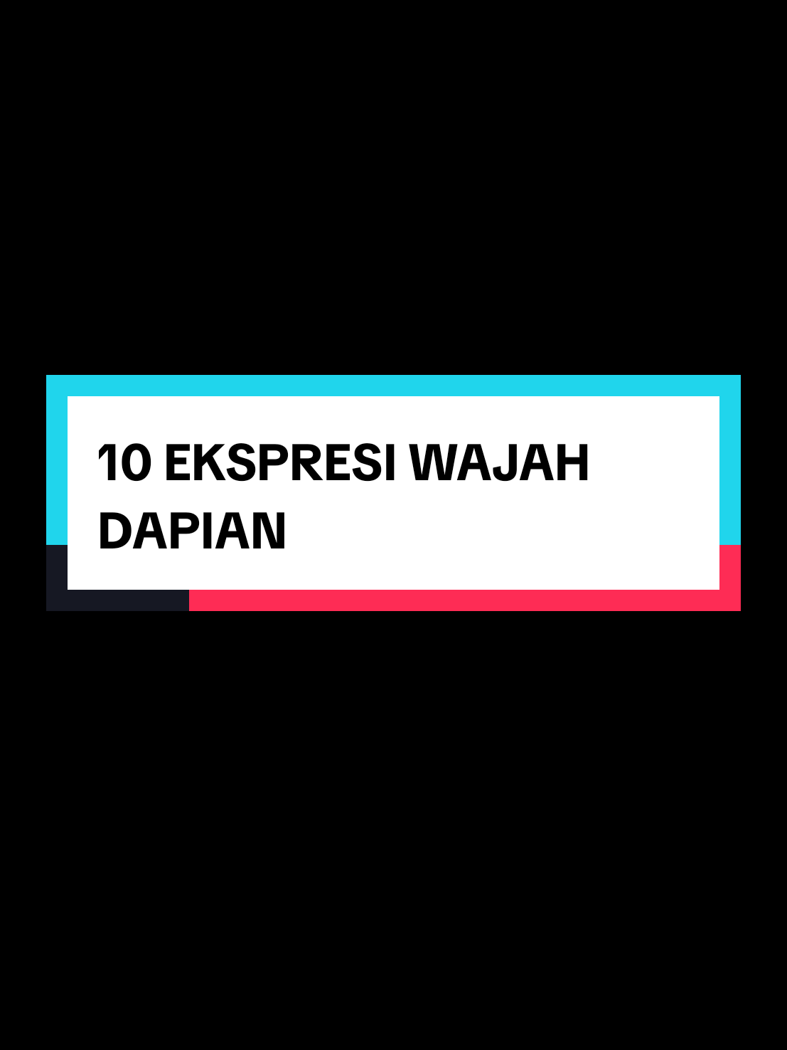 TUGAS 10 EKSPRESI WAJAH | DAPIAN #fyp 