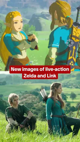 The live-action Legend of Zelda movie seems to be drawing inspiration from multiple games! #zelda #nintendo #legendofzelda #botw #totk #gaming